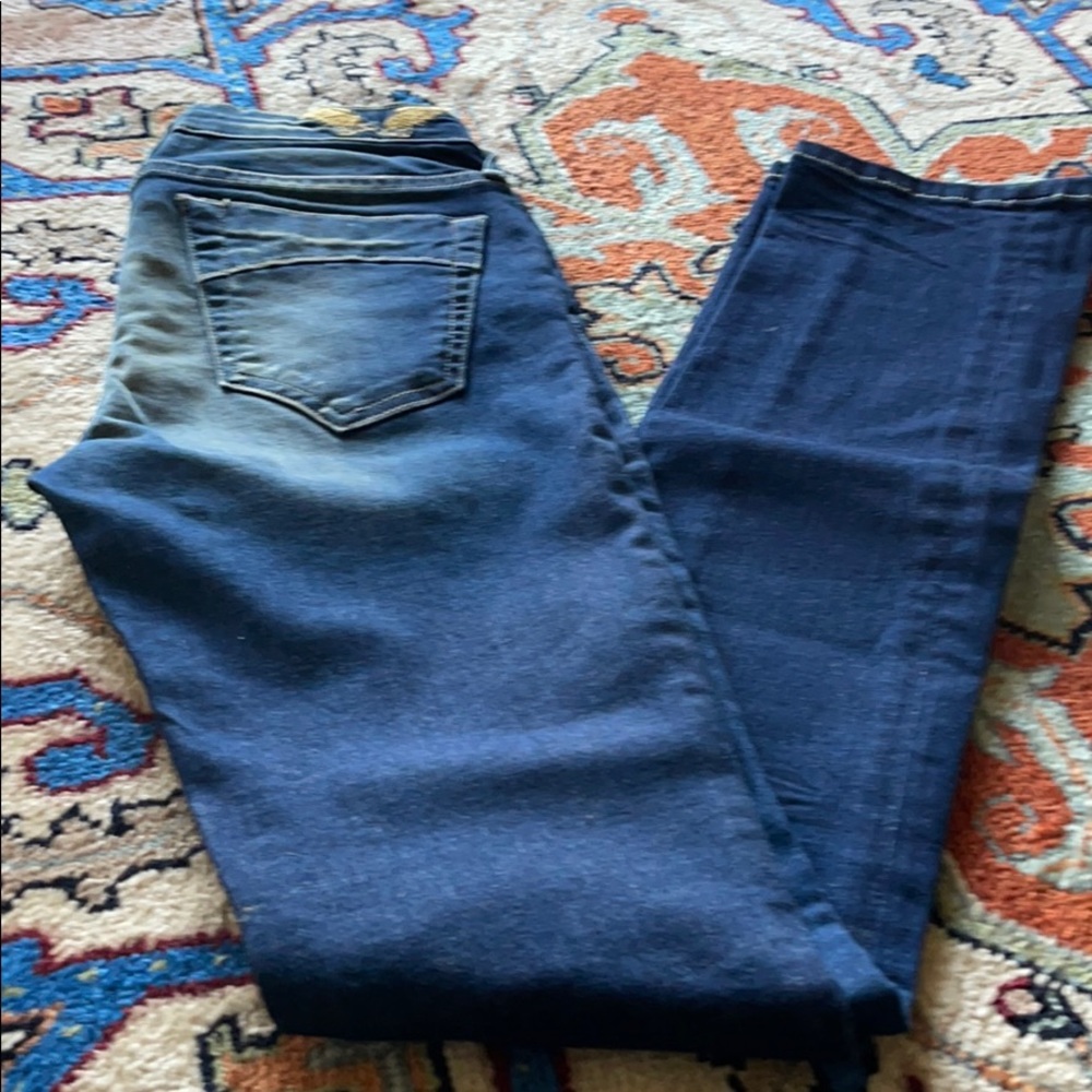 Straight leg jeans